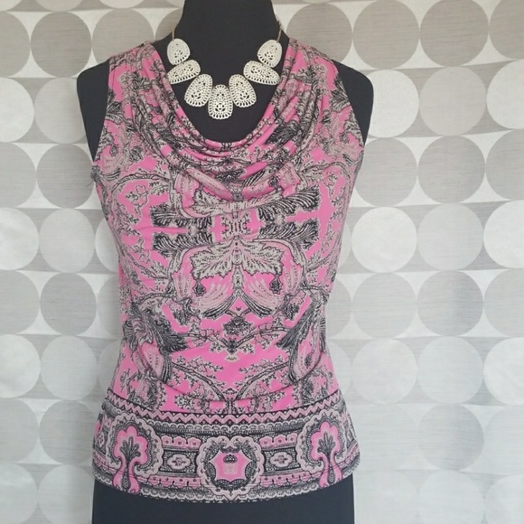 Calvin Klein Tops - Calvin Klein sleveless top pink, white, and black
